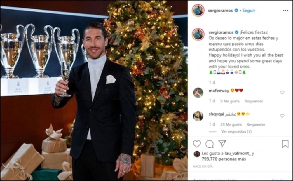 El mundo del Deporte y sus felicitaciones de Navidad