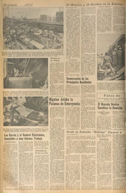 Así narraron testigos el "macabro" accidente del Metro en 1975