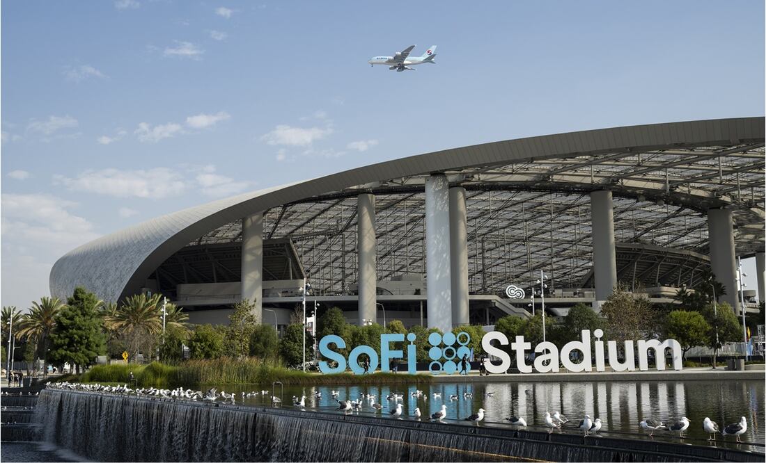 La espectacular casa de los Rams será la sede del Final Four. FOTO: AP