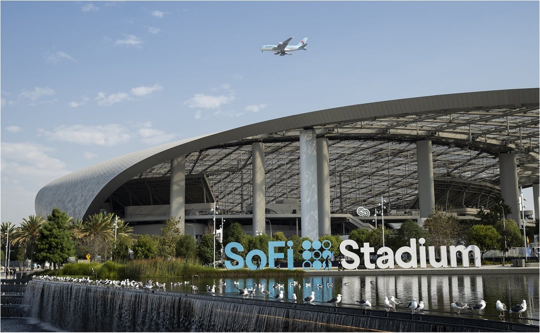 La espectacular casa de los Rams será la sede del Final Four. FOTO: AP