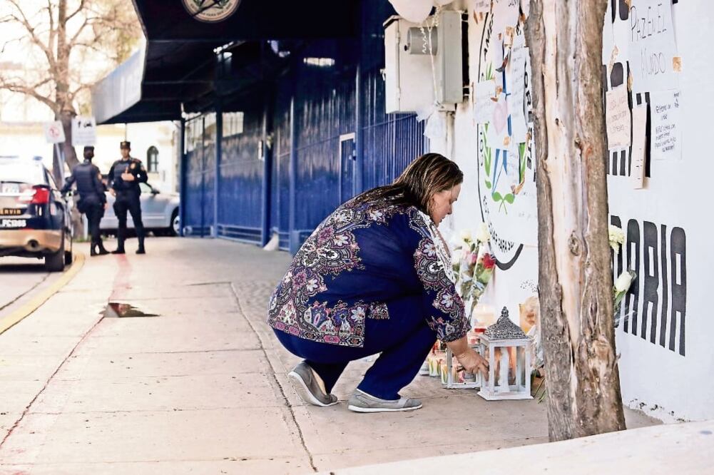 El Colegio Americano del Noreste, donde el miércoles un joven disparó contra la maestra Cecilia y tres compañeros para después quitarse la vida (DANIEL BECERRIL. REUTERS)