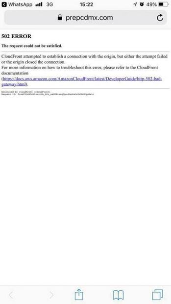 Reportan fallas en el PREP de la CDMX