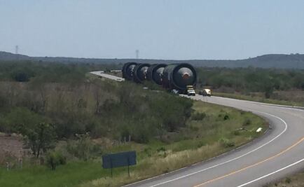 Transportan calderas gigantes de Tamaulipas a Hidalgo