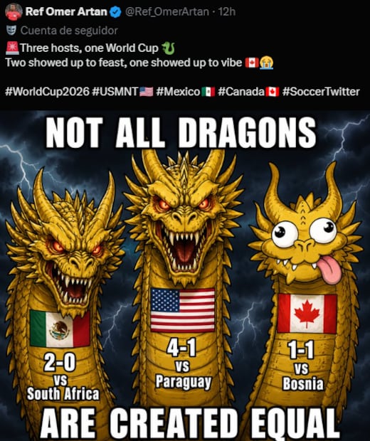 Estos son LOS MEJORES MEMES de la goleada de Estados Unidos