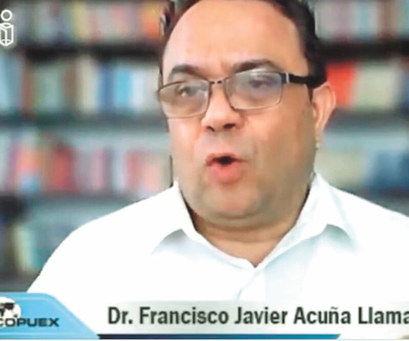 Francisco Javier Acuña Llamas, comisionado presidente del Inai, dijo que los autocontroles del Estado no han funcionado históricamente. TOMADA DE VIDEO