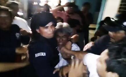 Intentan linchar a presunto violador de niño en kínder de Chiapas