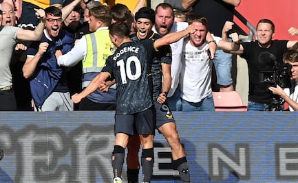 Raúl Jiménez anota un golazo y da el triunfo a los Wolves ante el Southampton 