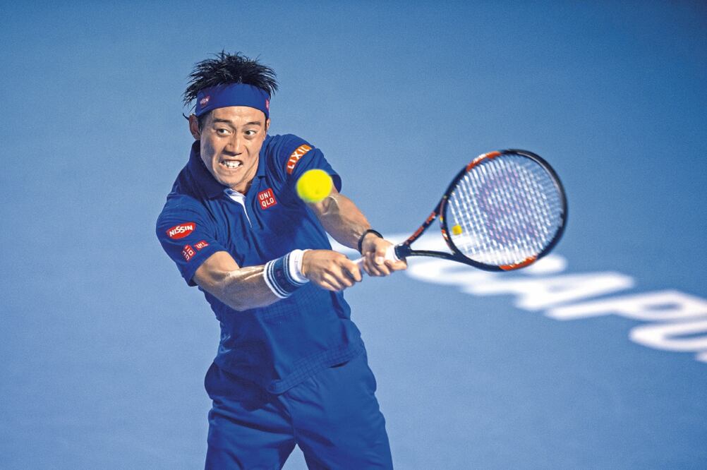 Nishikori debutó con triunfo sobre el holandés Thiemo de Bakker (XINHUA)