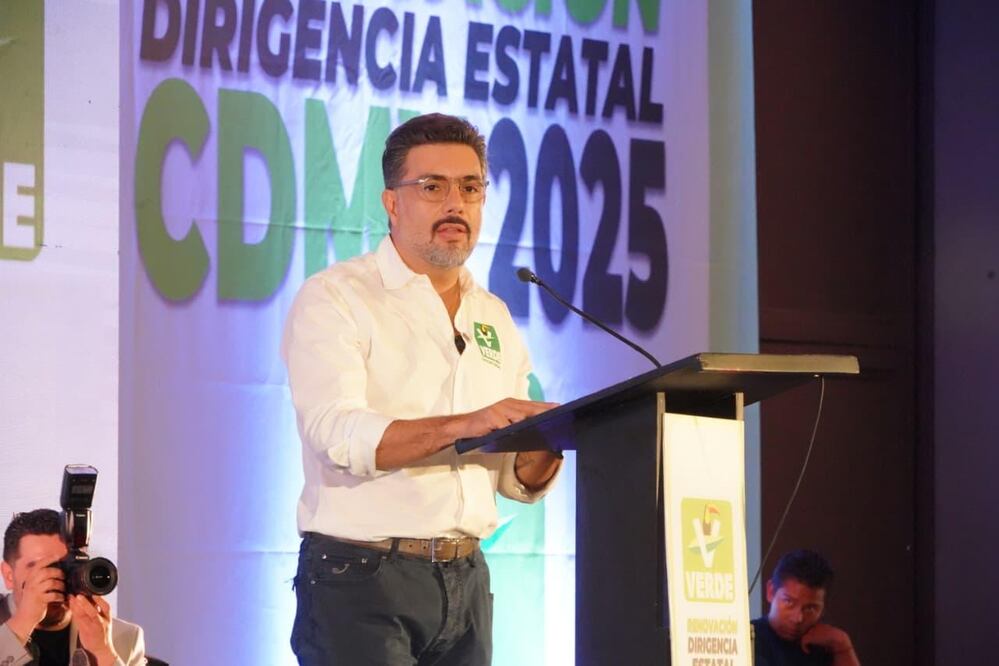 Jesús Sesma Suárez es reelecto como Secretario General del Partido Verde en CDMX. (Foto: especial)
