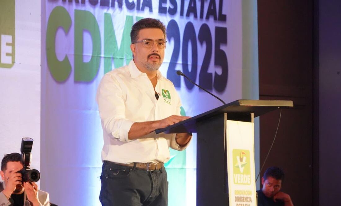 Jesús Sesma Suárez es reelecto como Secretario General del Partido Verde en CDMX. (Foto: especial)