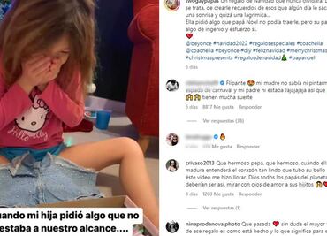 Papá cumple sueño de su hija con estas botas de Beyoncé "que no existían"
