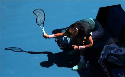 Tenista se vuelve “loco” en el Australian Open