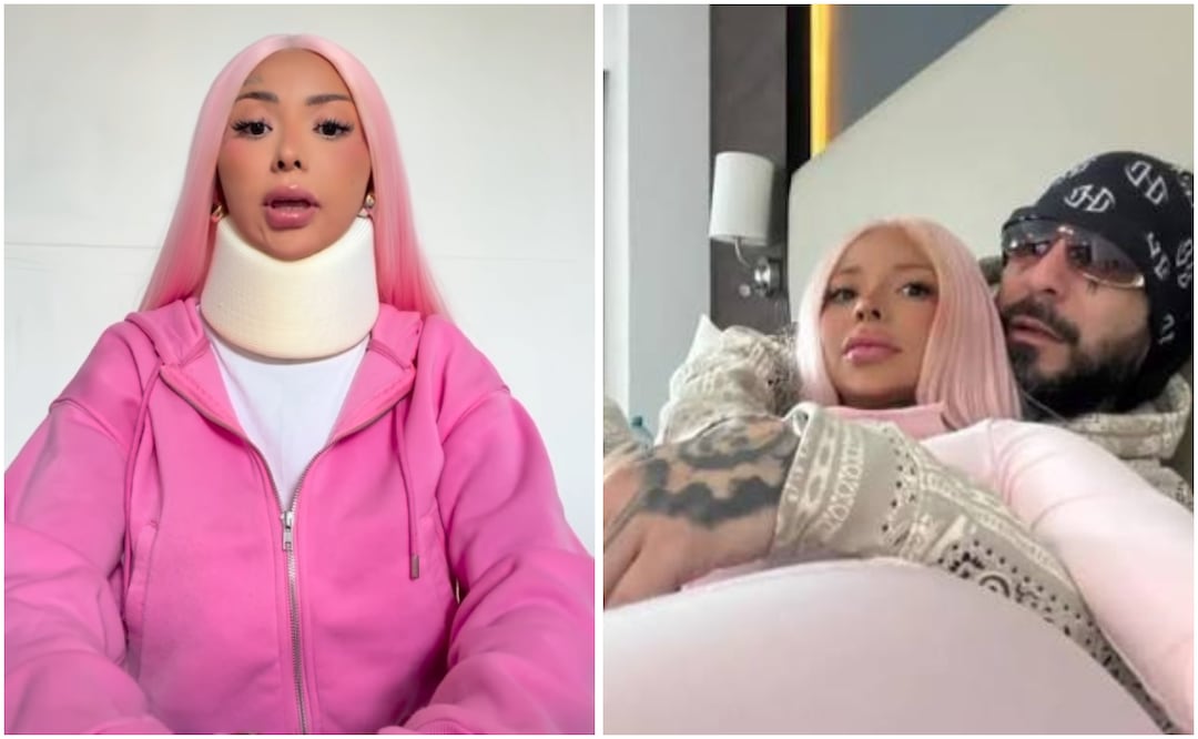 Influencer Dariana González señala a rapero mexicano de 41 años Dharius por presunta agresión física. Foto: Redes Sociales