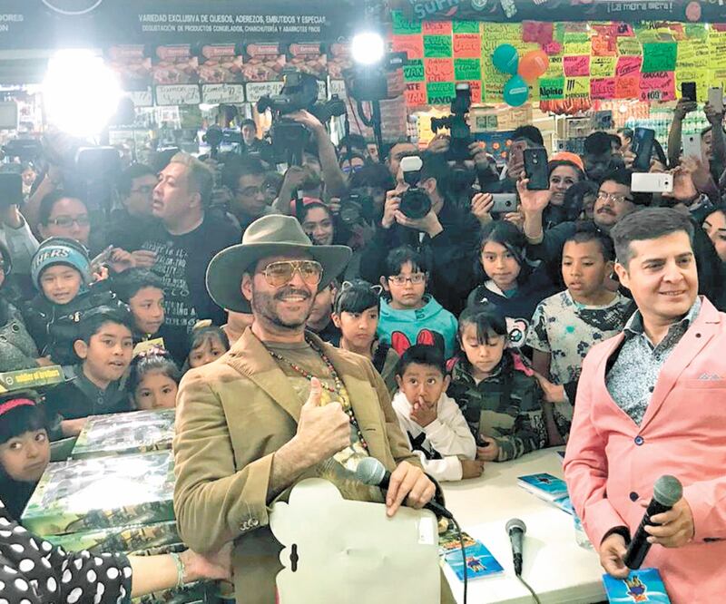 El cantante ha hecho de este acto una tradición. Foto: ELIZABETH ESCOBAR. EL UNIVERSAL