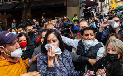 "Exigimos diálogo respetuoso", dice Lía Limón tras ser golpeada afuera del Congreso CDMX