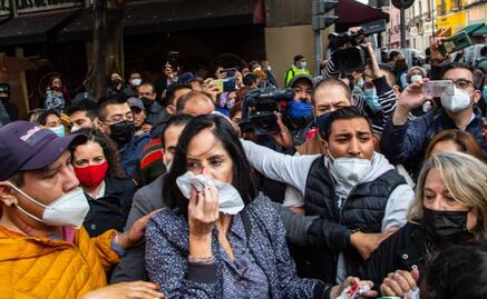 "Exigimos diálogo respetuoso", dice Lía Limón tras ser golpeada afuera del Congreso CDMX