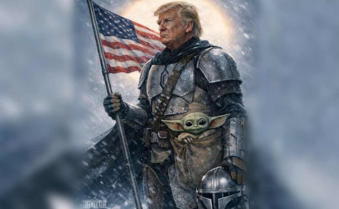 Donald Trump festeja día de Star Wars. Foto: X @WhiteHouse