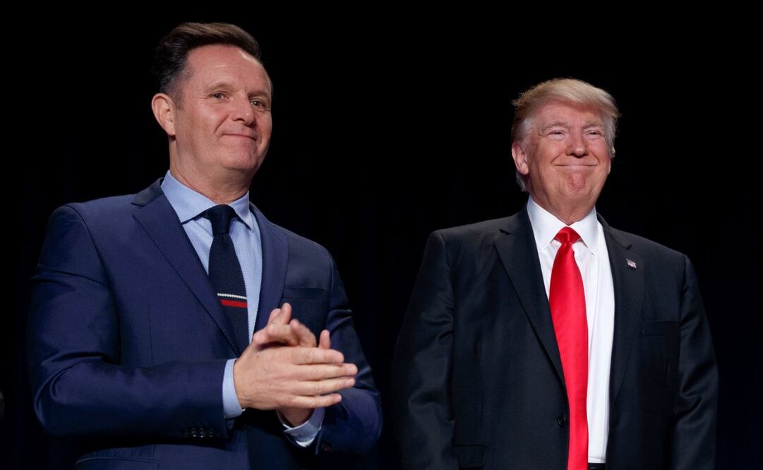 Donald Trump anunció que nombrará al productor británico Mark Burnett, conocido por programas como The Voice y The Apprentice, como enviado especial para el Reino Unido. (21/12/24) Foto: AP