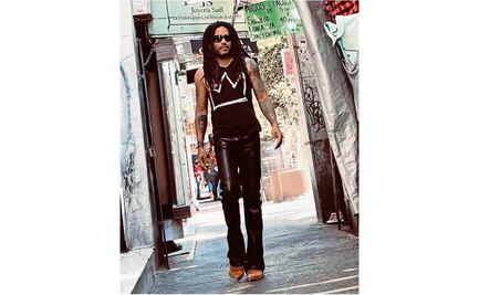 Lenny Kravitz es captado bailando en México al son del mariachi