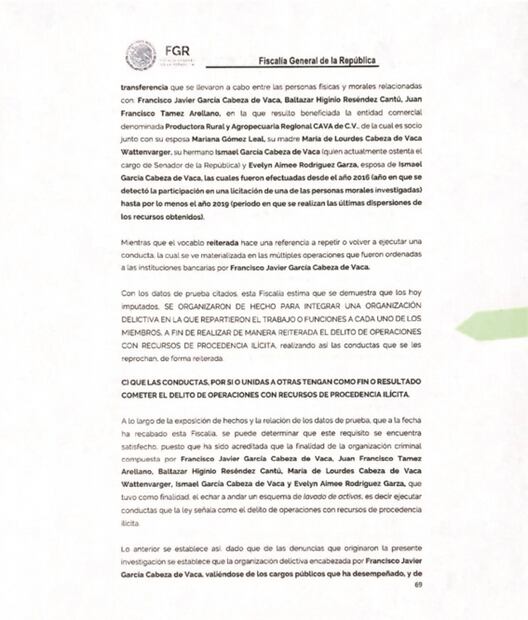 Caso García Cabeza de Vaca: el desafuero polémico
