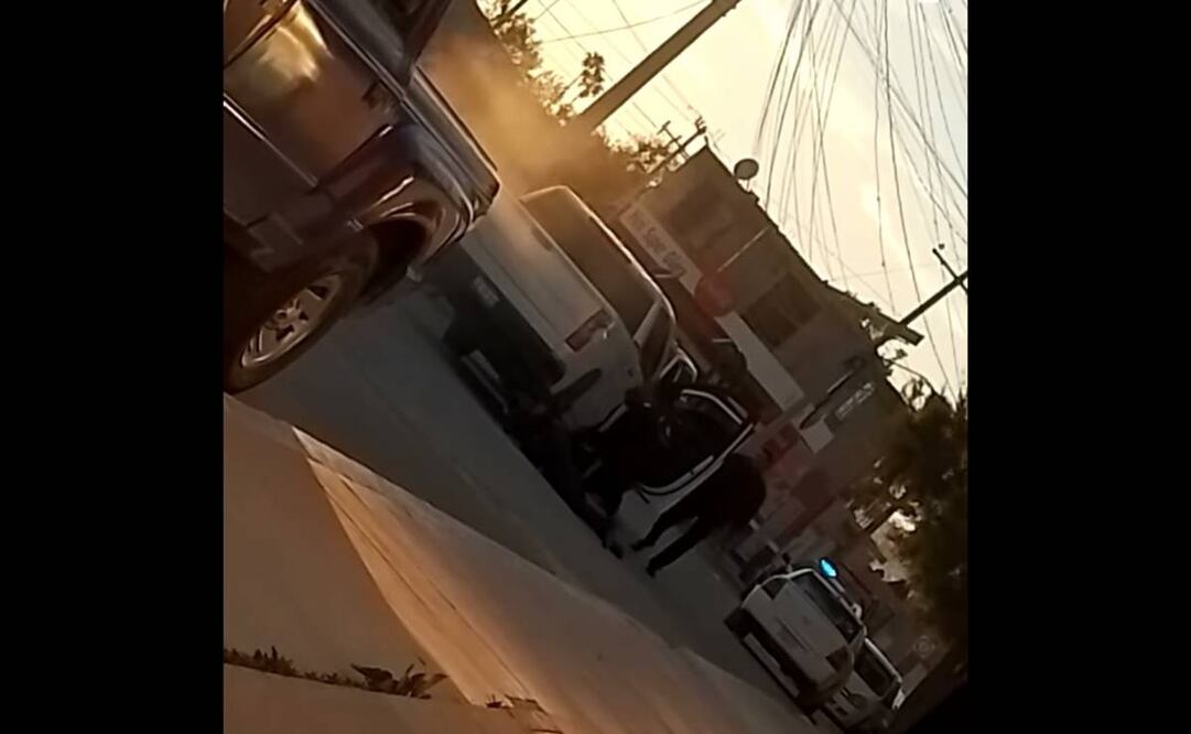 Balacera en Lagos de Moreno, Jalisco. Foto: Captura de video