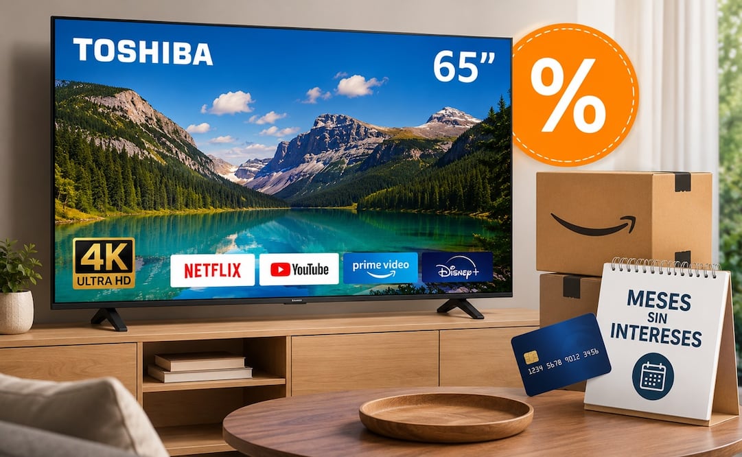 Si estás buscando una pantalla grande con resolución 4K, funciones inteligentes y facilidades de pago, esta promoción de Toshiba puede ser una de las mejores oportunidades. Foto: IA