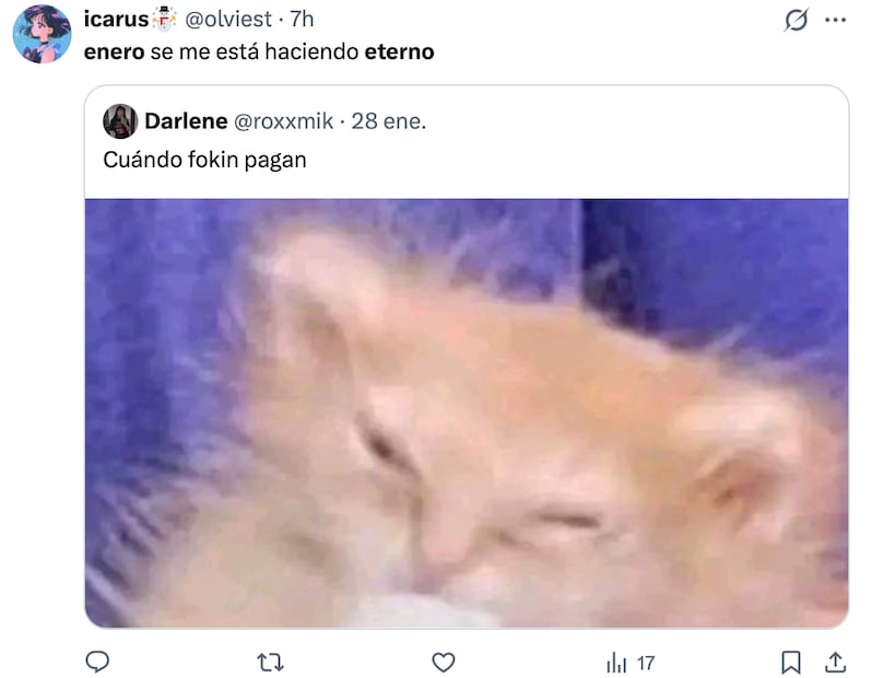 Los mejores memes que dejó enero eterno. Foto: Captura de pantalla