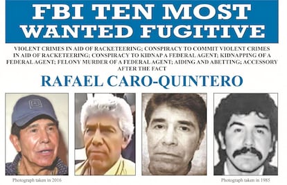 Autoridades de EU van sobre socio del capo Caro Quintero