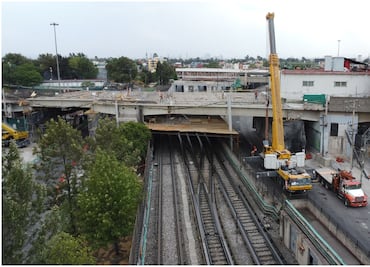 Concluye montaje de 31 trabes en la línea 9 del Metro: Sobse