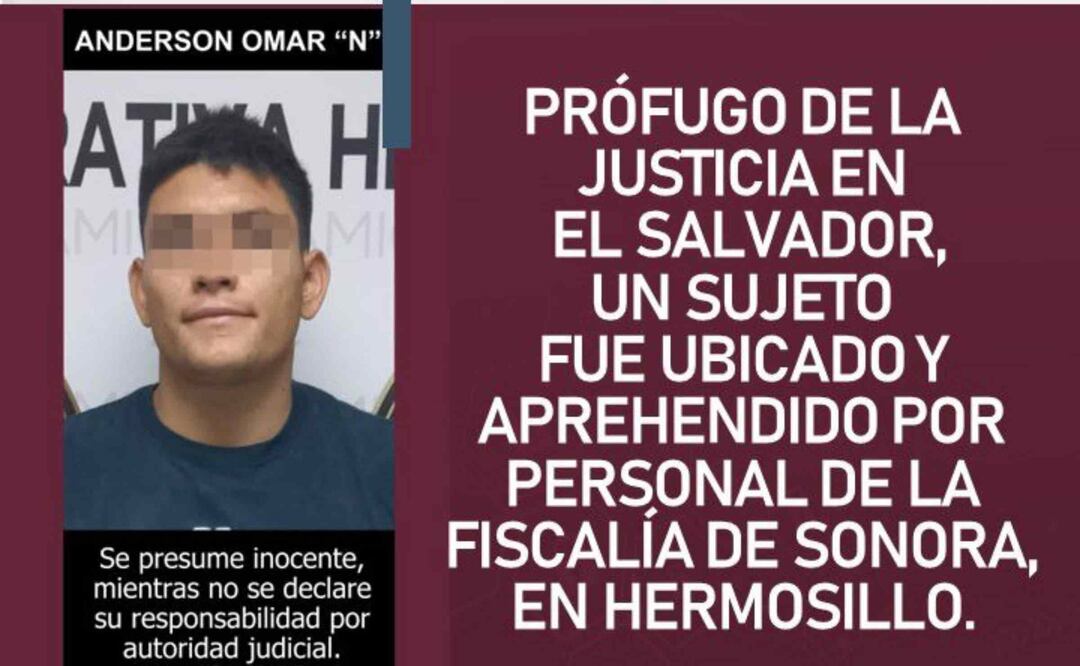 Presuntamente el detenido cometió varios delitos y está prófugo de la ofensiva antipandillas impuesta por el Presidente Nayib Bukele. Foto: Especial