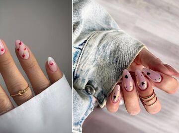 Diseños de uñas elegantes para San Valentín