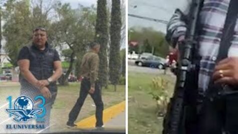 Vecinos denuncian que grupo armado revisa autos en Satélite