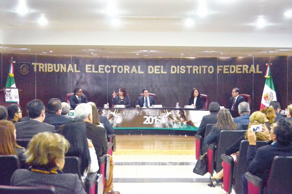 El magistrado presidente Armando Hernández informó que en 2015 se resolvieron 886 asuntos, entre los cuales, 488 fueron juicios electorales y 182 juicios para la protección de los derechos político-electorales de los ciudadanos (JORGE CORDERO.OBTURADORMX)