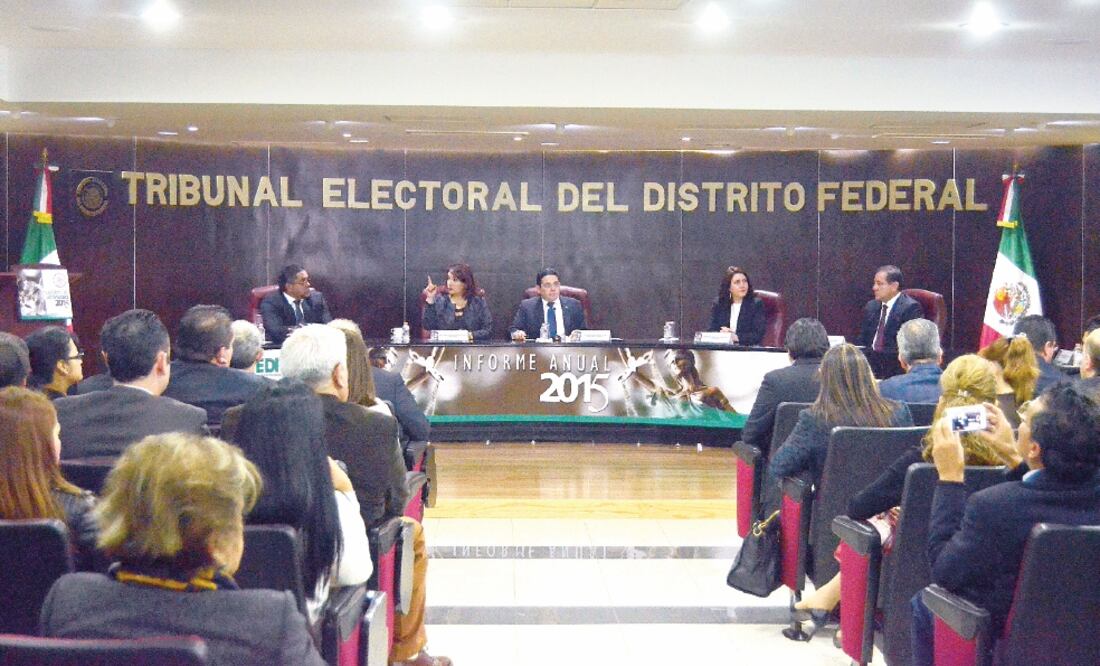 El magistrado presidente Armando Hernández informó que en 2015 se resolvieron 886 asuntos, entre los cuales, 488 fueron juicios electorales y 182 juicios para la protección de los derechos político-electorales de los ciudadanos (JORGE CORDERO.OBTURADORMX)