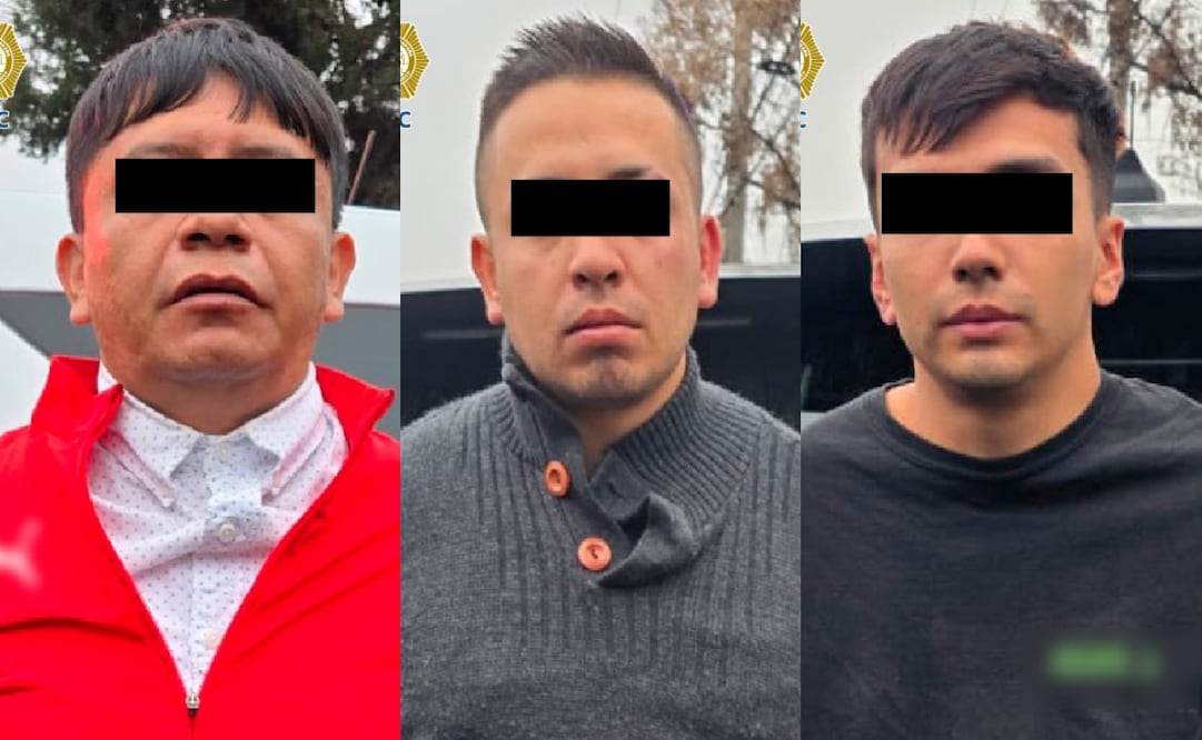 Detienen a tres personas presuntamente vinculadas a robo de dinero en Xochimilco; fueron detenidas en Iztapalapa.
Foto: Especial.