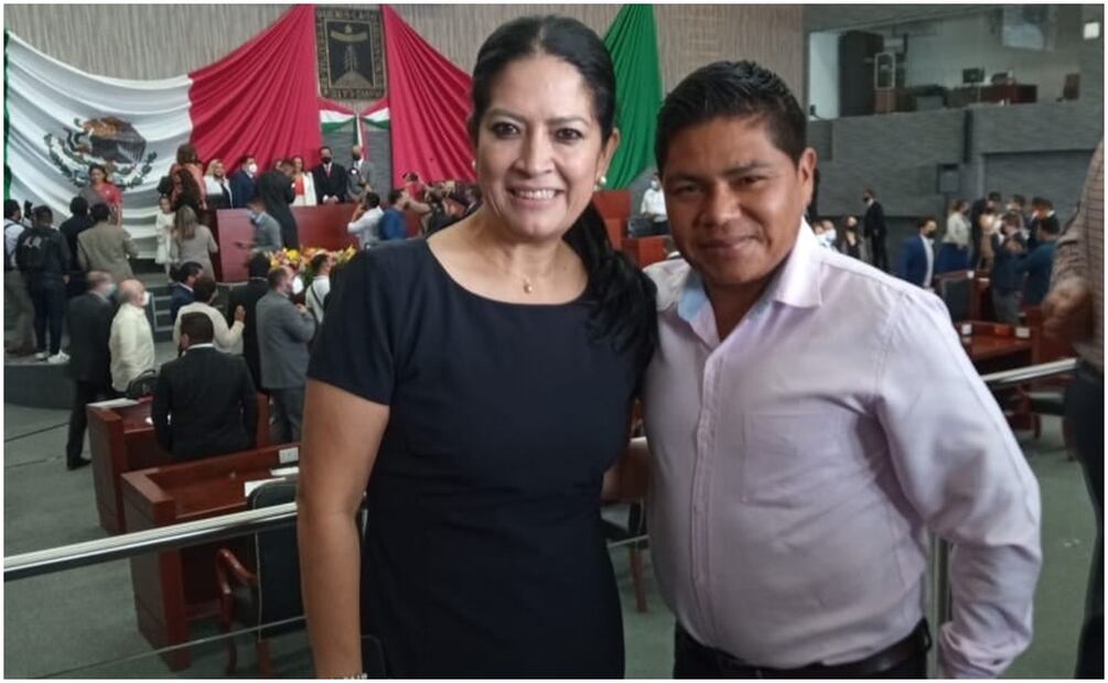 Presidente municipal de Zacualpan de Amilpas, Daniel Domínguez Ocampo, en el Congreso de Morelos (6/11/2024). Foto: Especial