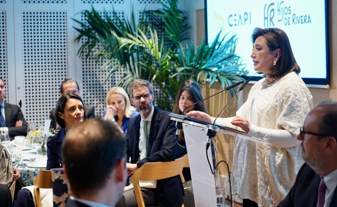 Xóchitl Gálvez de gira por España. Foto: Especial