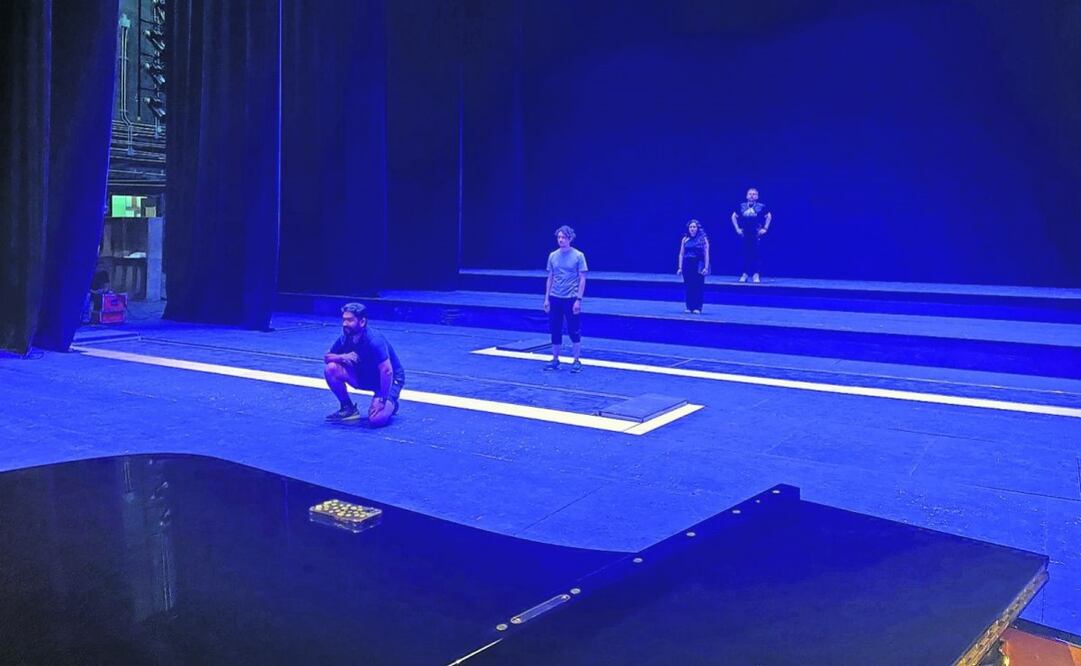 Ensayo de la ópera El vencedor vencido, que se estrenará con dos únicas funciones: 18 y 21 de abril en la sala principal del Palacio de Bellas Artes. Foto: INBAL