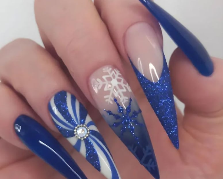 Uñas Cold winter. Foto: Etsy