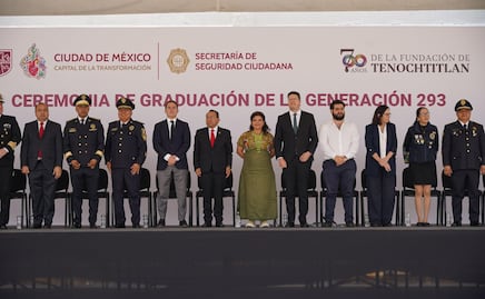 Clara Brugada anuncia aumento salarial del 9% a policías; se gradúan 256 elementos de seguridad