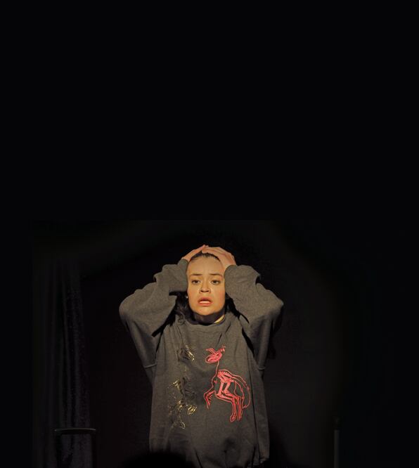 Leilani Ramírez interpreta a tres mujeres en momentos cruciales Foto: Carlos Mejía EL UNIVERSAL