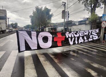 "No más muertes viales": ciclistas bloquean avenidas México-Tacuba y Mariano Escobedo; exigen cumplimiento de Reglamento de Tránsito