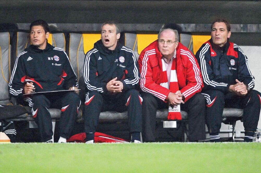 Martín Vásquez (izq.) fue auxiliar de Jürgen Klinsmann en Bayern Munich y en el seleccionado estadounidense (JAM MEDIA)