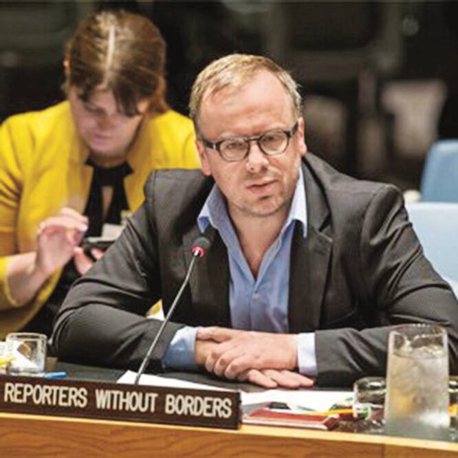 Christophe Deloire, secretario general de Reporteros sin Fronteras. Foto: Tomada de X