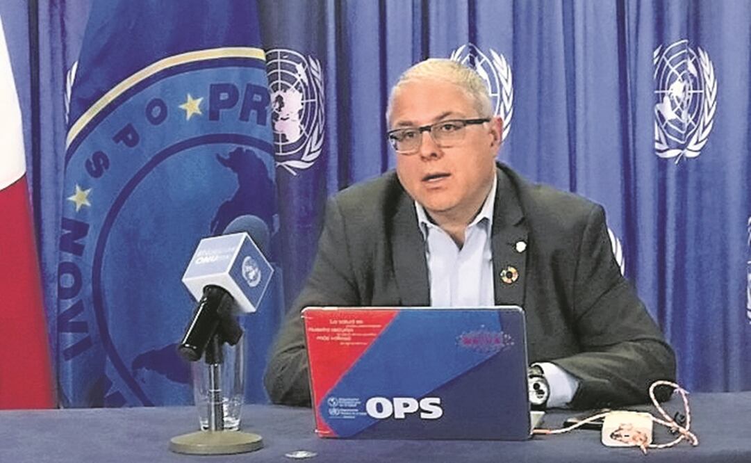 Cristian Morales Fuhrimann, representante de OPS/OMS en México, dijo que no es momento de bajar la guardia ante el Covid. Foto: OPS