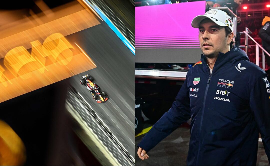 "Checo" Pérez en el Gran Premio de Las Vegas - Fotos: AFP
