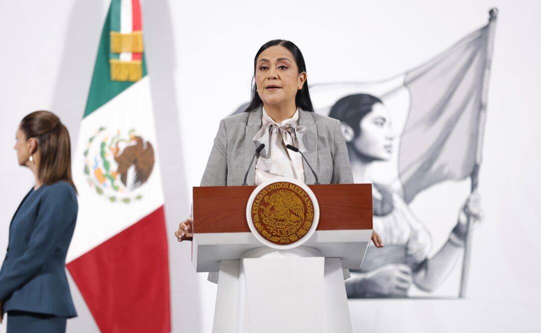 Conferencia matutina de la Presidenta Claudia Sheinbaum del 19 de mayo de 2025. Foto: Diego Simón Sánchez / EL UNIVERSAL