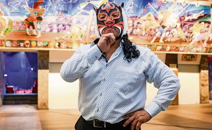 Felino porta una máscara que le recuerda al cariño de la gente