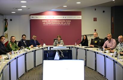 Delfina Gómez encabeza por primera vez Mesa de Seguridad en Edomex