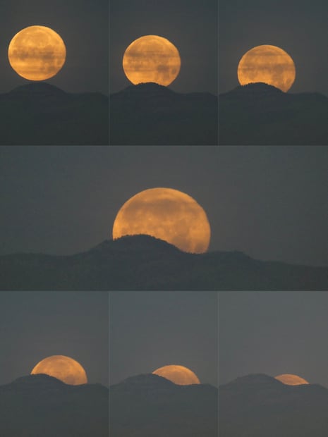 Imágenes de la Luna Rosa 2026. Foto: X @4iluj